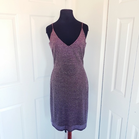 Y2K 90s Vintage little purple slip dress - Picture 2 of 8